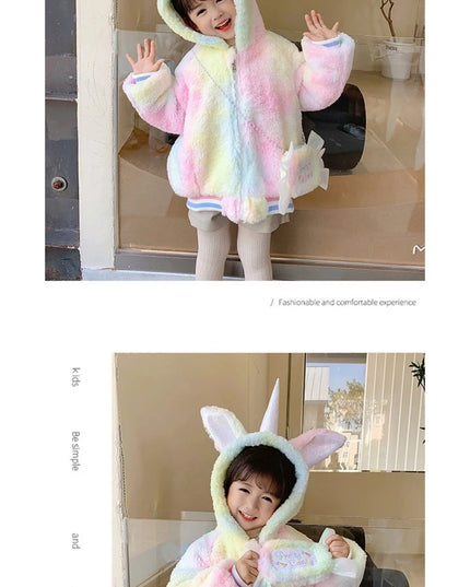 Deine zauberhafte Einhorn Jacke mit Tasche!