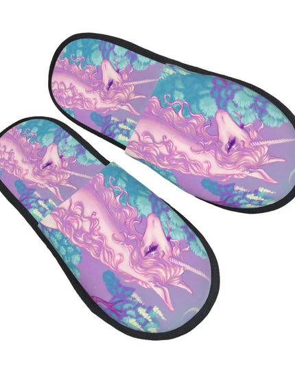 Deine kuscheligen Einhorn Hausschuhe!