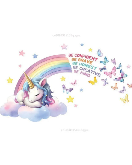 Dein zauberhaftes Einhorn Wandtattoo fürs