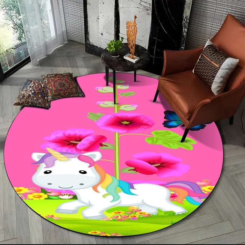 Dein runder Einhorn Sessel-Traum