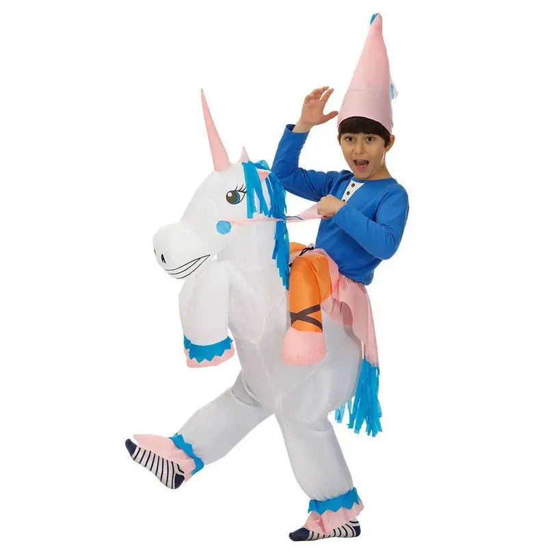 Dein Aufblasbares Einhorn Kostuem für Kids!