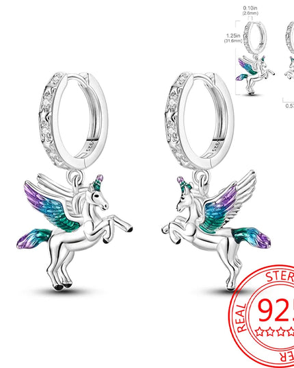 Tierische Einhorn Ohrringe, so zauberhaft!