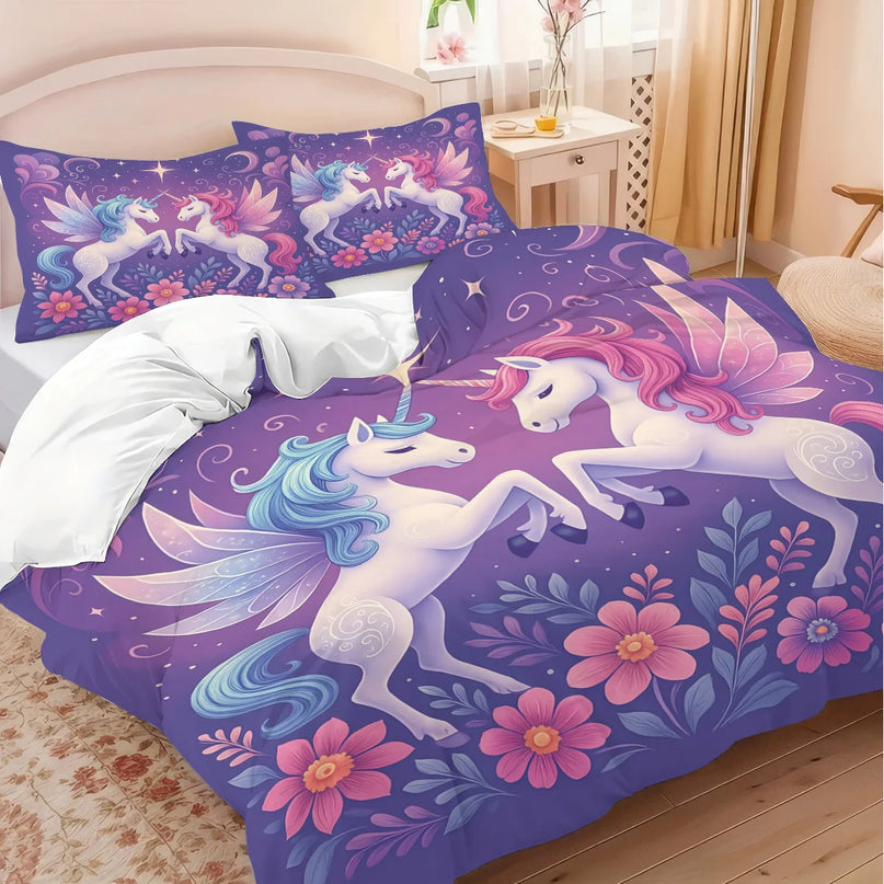 Deine verträumte Einhorn Bettwäsche