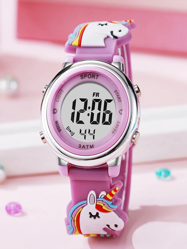 Deine magische Einhorn Uhr mit LED