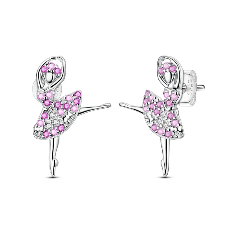 Niedliche Einhorn Ohrringe mit blauen Augen!