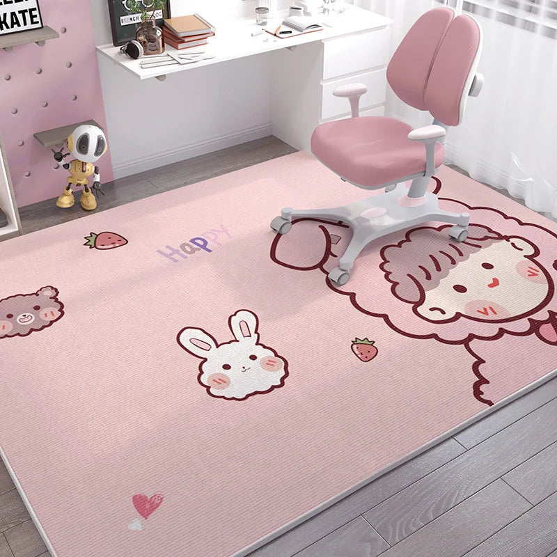 Dein fröhlicher Einhorn Teppich in Pink!