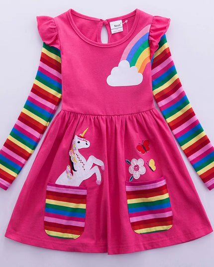 Dein kuscheliges Einhorn Kleid für den