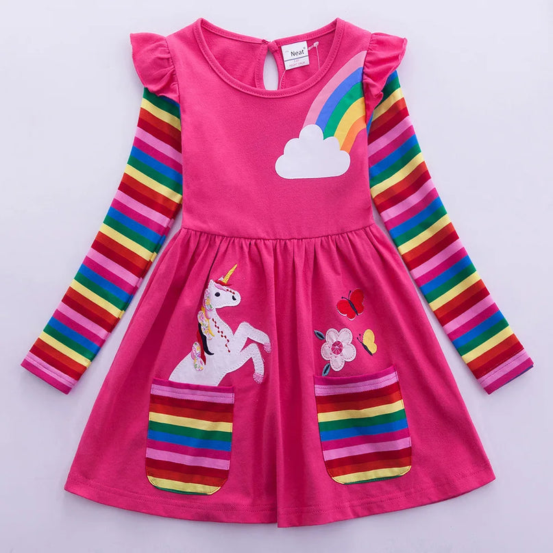 Dein zauberhaftes Einhorn Kleid für den