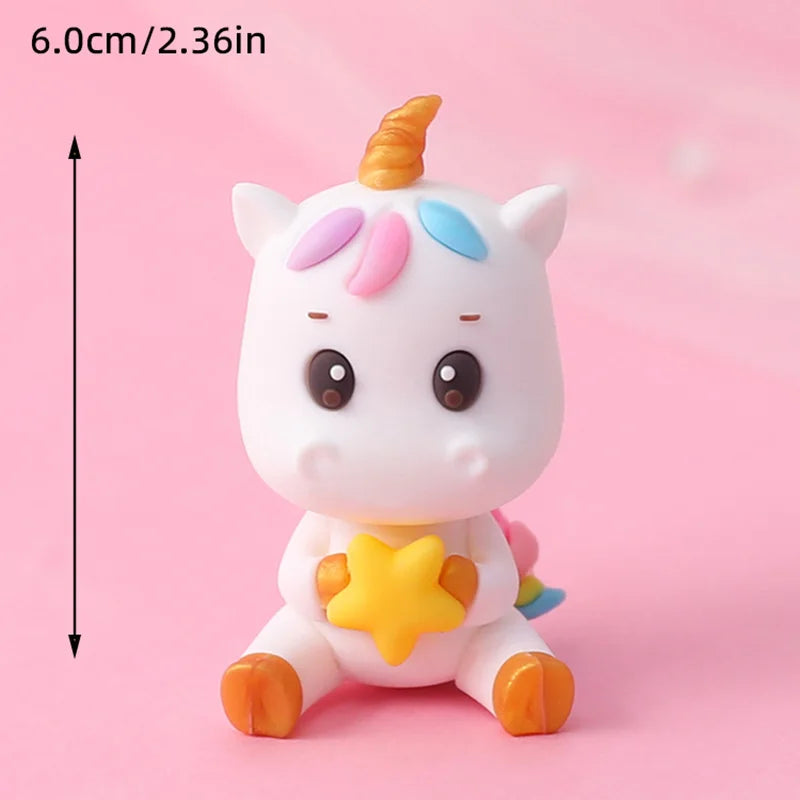 Regenbogen Einhorn Backform Topper