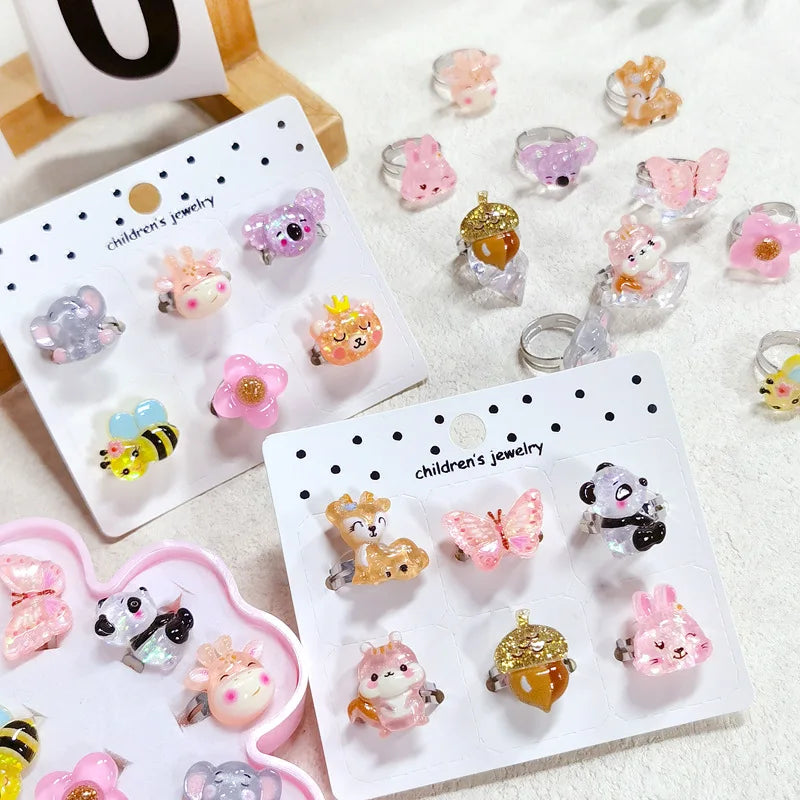 Süße Einhorn Ringe für kleine Prinzessinnen!