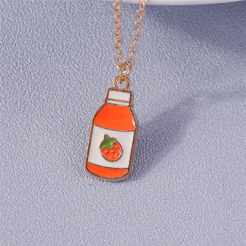Deine bunte Einhorn Kette mit Enamel-Motiven!