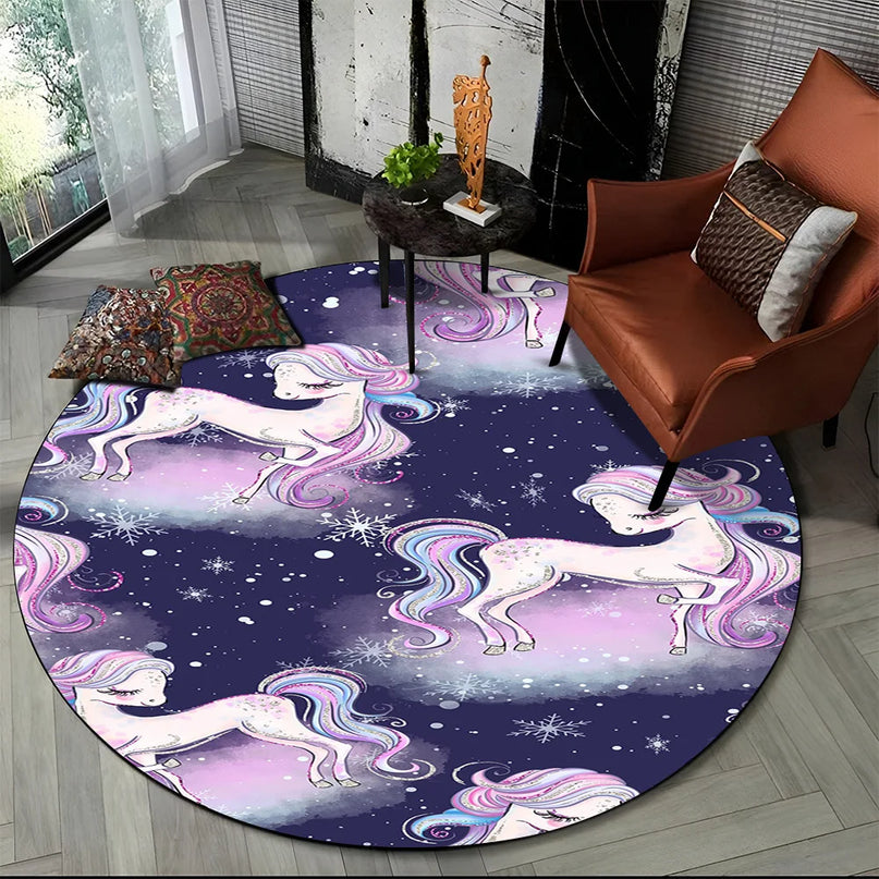 Dein runder Einhorn Sessel-Traum
