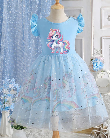 Dein Prinzessinnen Einhorn Kleid für Partys
