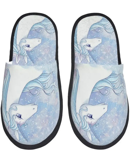 Deine flauschigen Einhorn Hausschuhe!