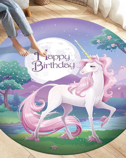Glitzernder Einhorn Teppich für dein Zuhause!