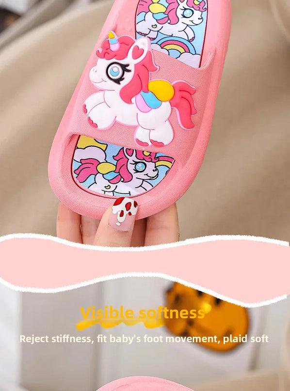 Hautfarbene Einhorn Hausschuhe für Kids!