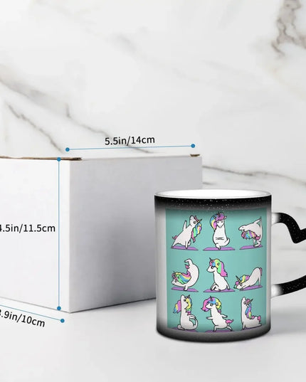 Blaues Einhorn-Glück: Deine Yoga-Tasse!