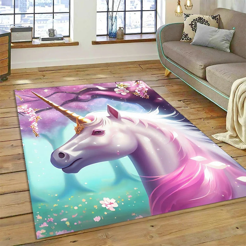 Dein Einhorn Sessel als 3D Traum-Teppich!