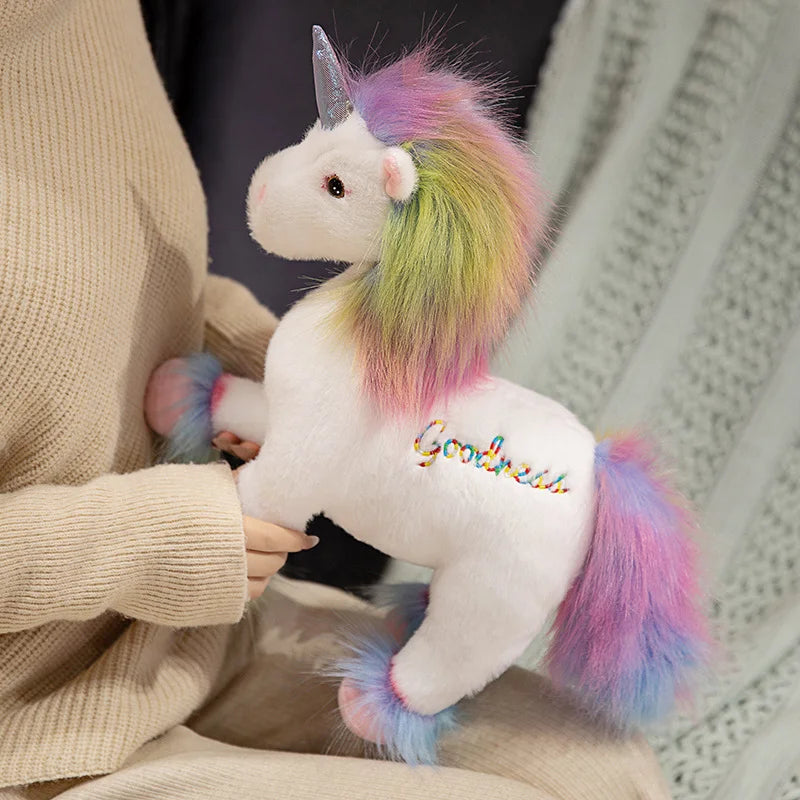 Dein Regenbogen Einhorn Kissen zum Liebhaben!