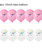 10pcs pink white / Other