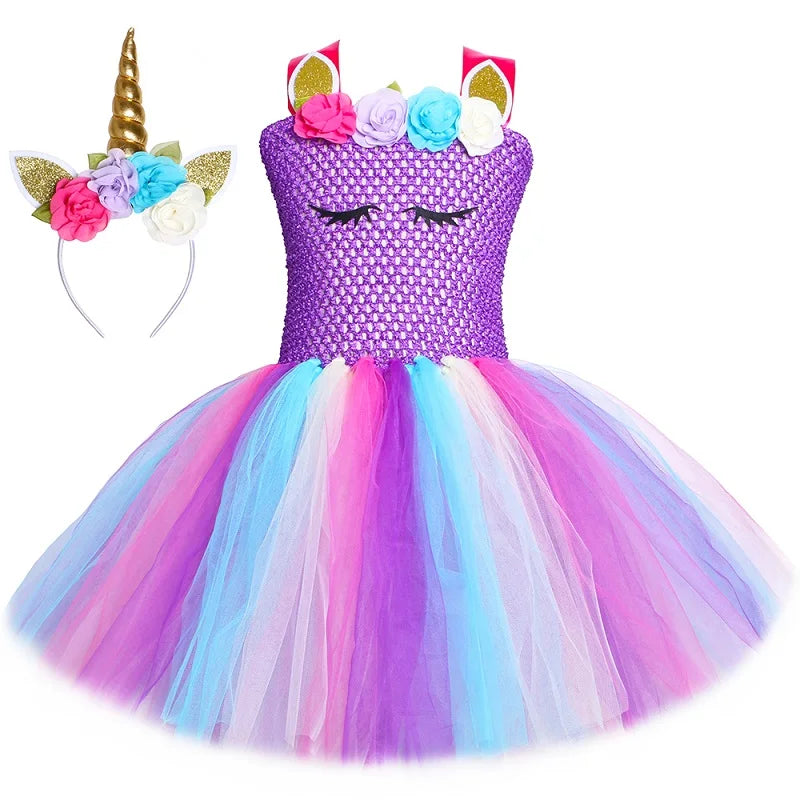 Dein suesses Einhorn Tutu Kleid mit