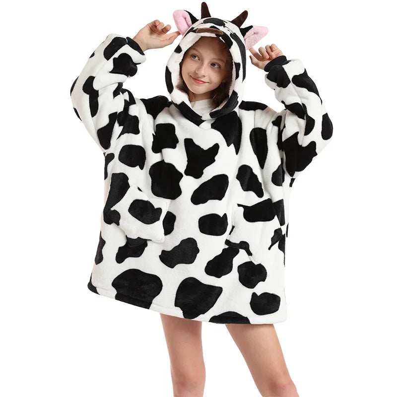 Dein Einhorn Decke Bademantel für Kids!