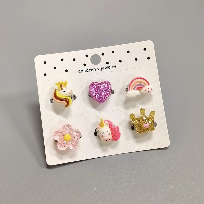 Süße Einhorn Ringe für kleine Prinzessinnen!