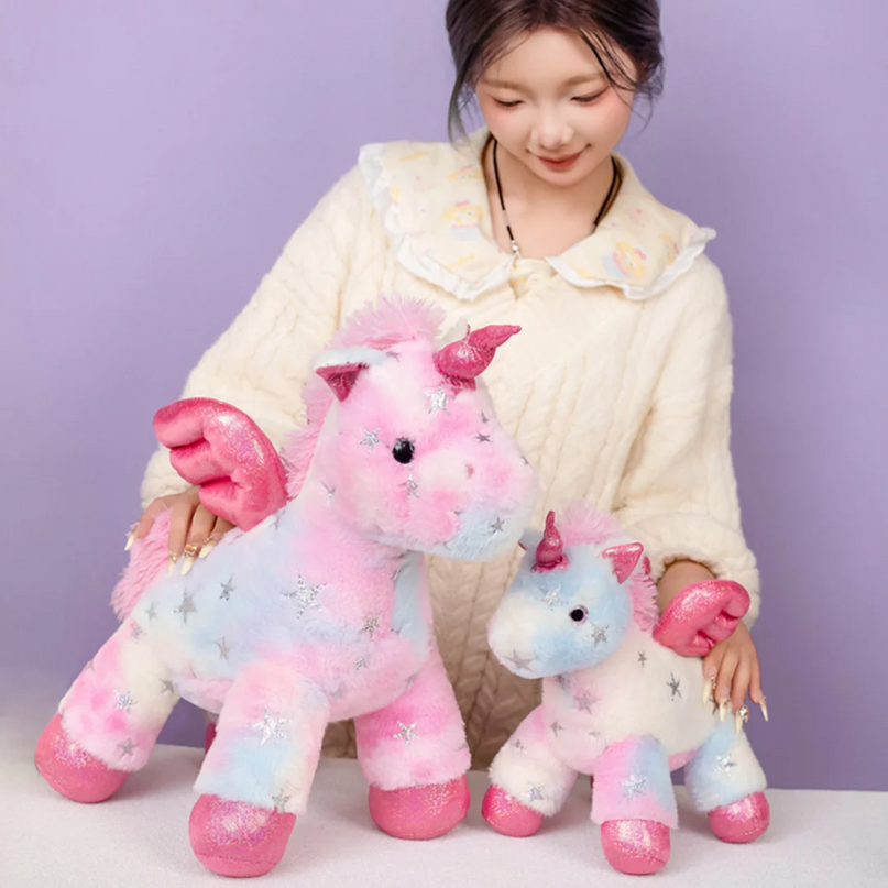 Dein Glitzerndes Einhorn Plüschtier mit