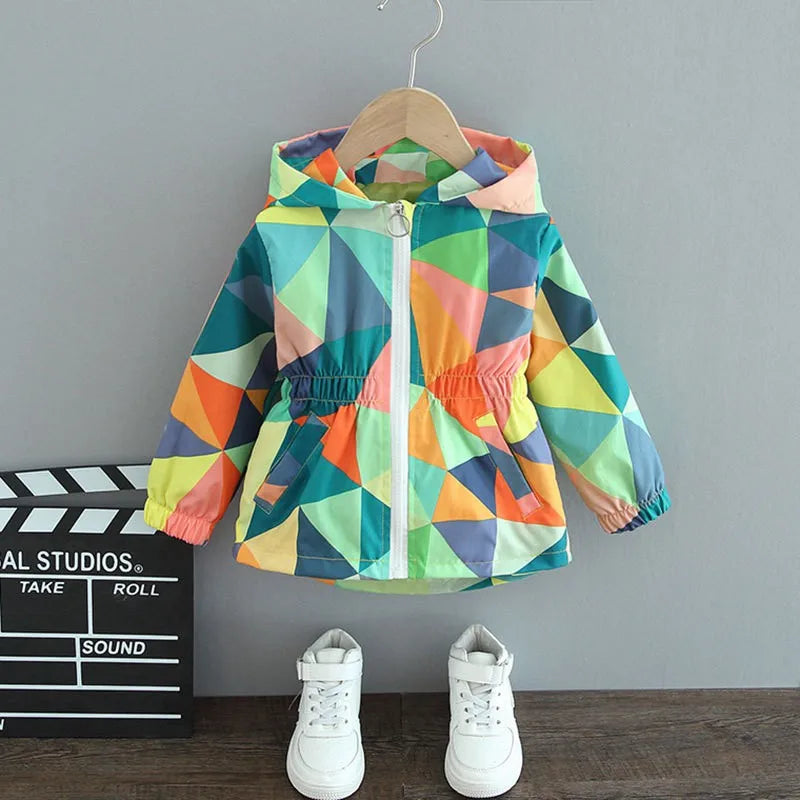 Deine fröhliche Einhorn Jacke in Blau!