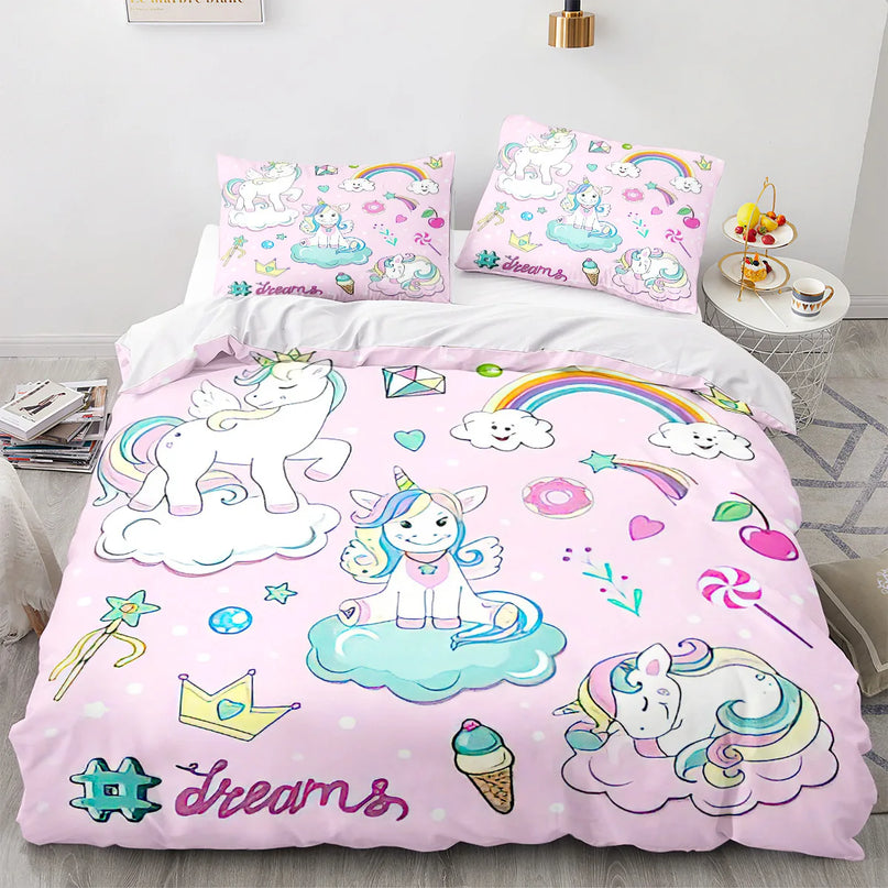 Deine Traumwelt mit Einhorn Bettwäsche!