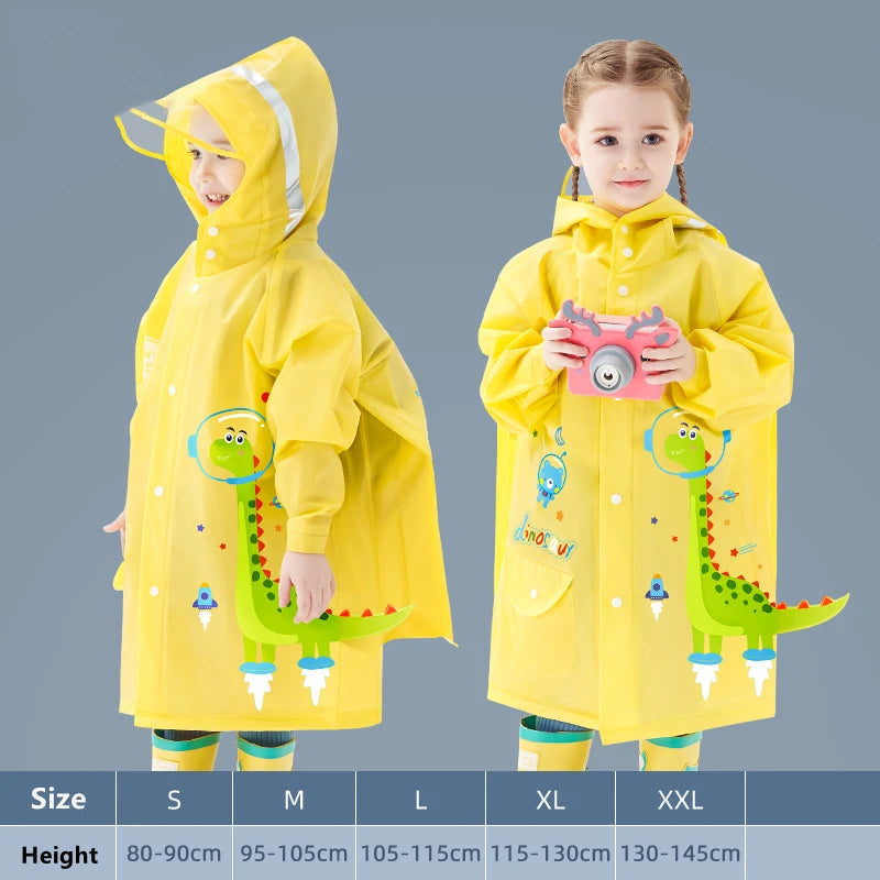 Dein Einhorn Regenponcho mit Rucksack-Platz!