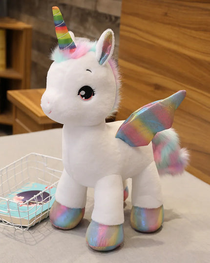 Dein flauschiges Einhorn Kissen mit Flügeln!