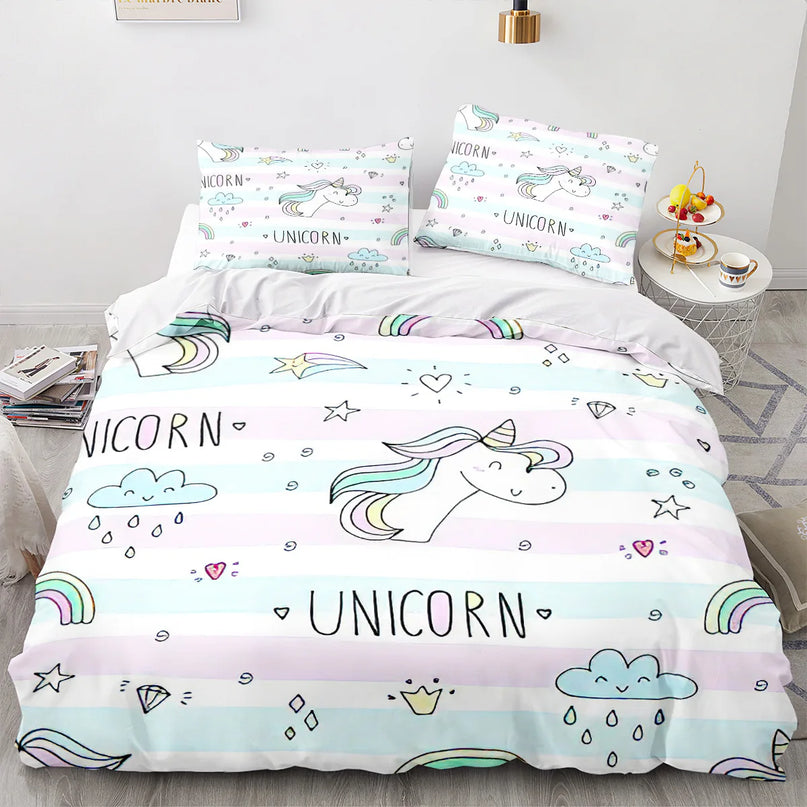 Deine Traumwelt mit Einhorn Bettwäsche!