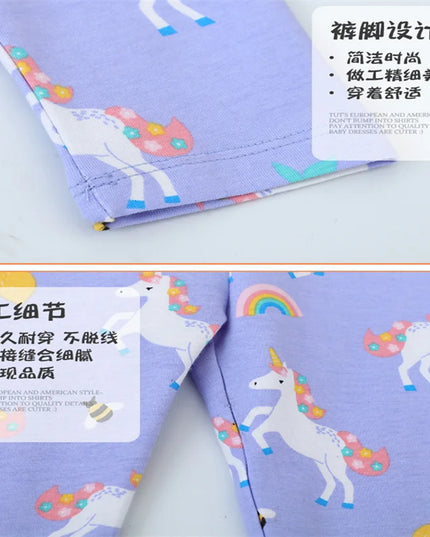 Deine Einhorn Leggings mit süßen Herzen!