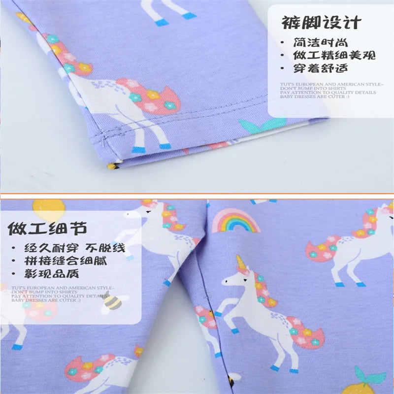 Deine Einhorn Leggings mit süßen Herzen!