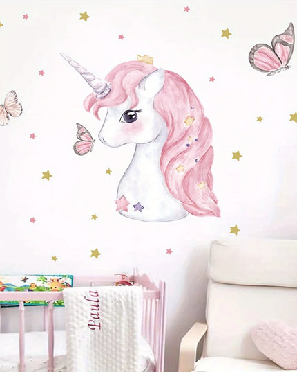 Süsses Einhorn Wandtattoo für dein Zimmer