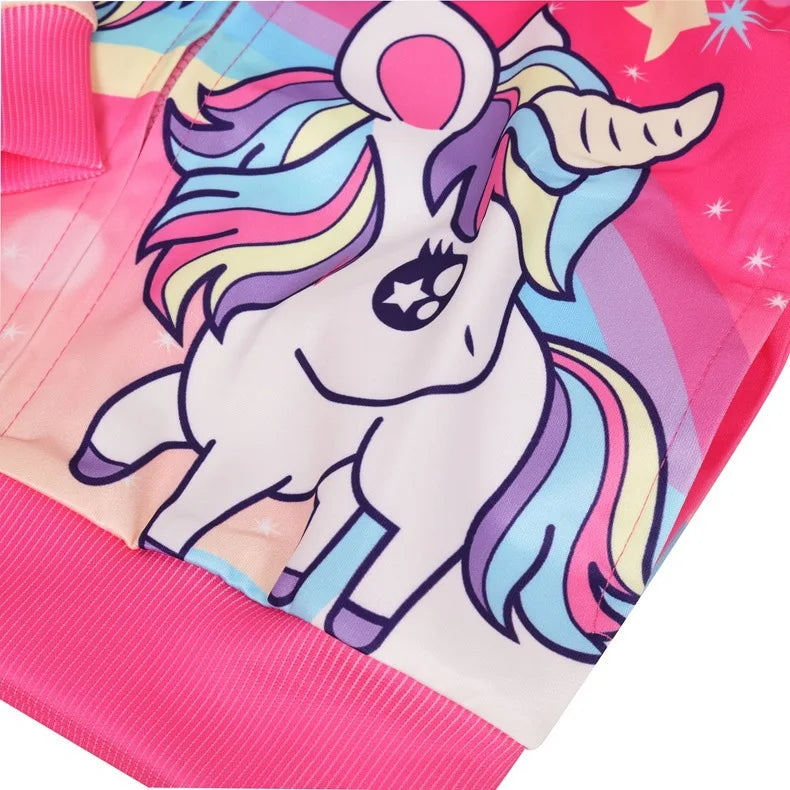 Deine zauberhafte Einhorn Jacke in Rosarot!