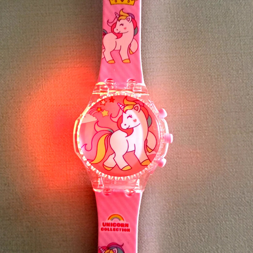 Deine leuchtende Einhorn Uhr mit Musik