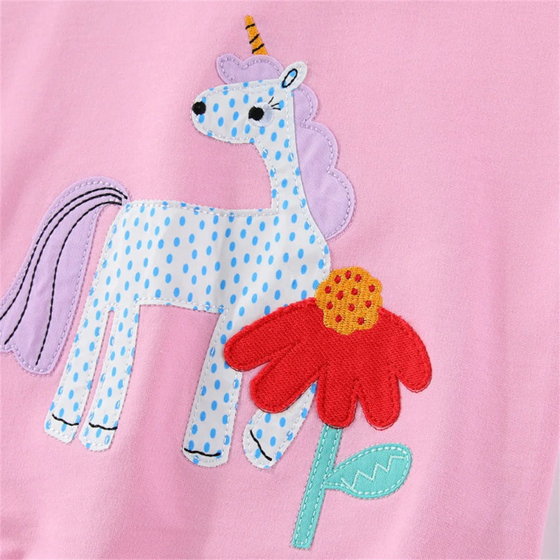 Dein Riesen Einhorn Stickerei Sweatshirt!