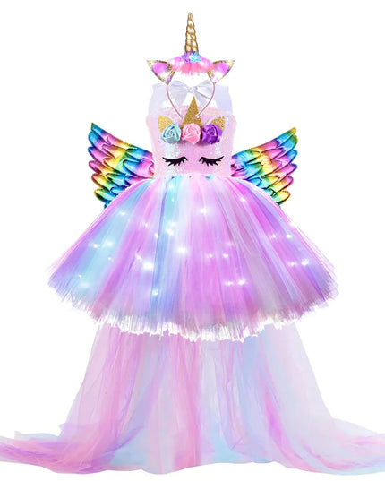 Dein zauberhaftes Einhorn Nachtlicht Kleid!