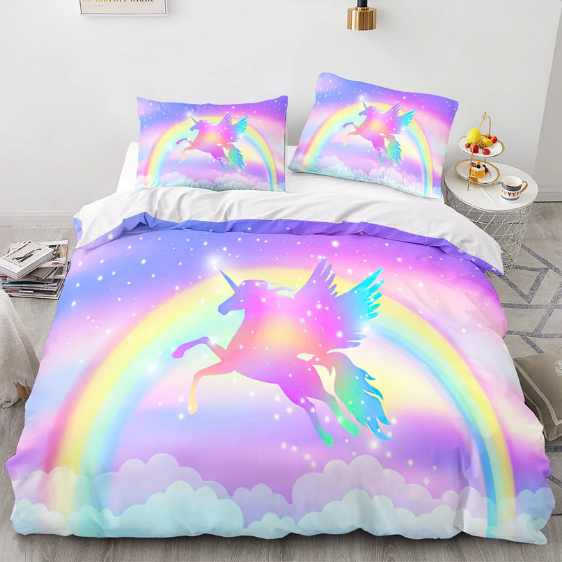 Deine Galaktische Einhorn Bettwäsche