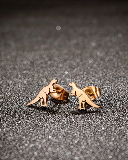 Rote Einhorn Ohrringe Dino – Dein