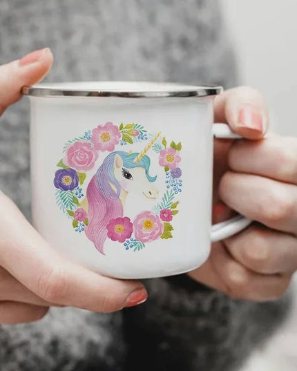 Deine coole Einhorn Tasse aus Emaille!