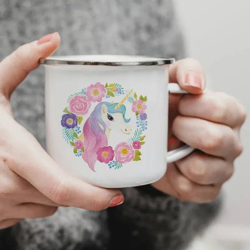 Deine coole Einhorn Tasse aus Emaille!