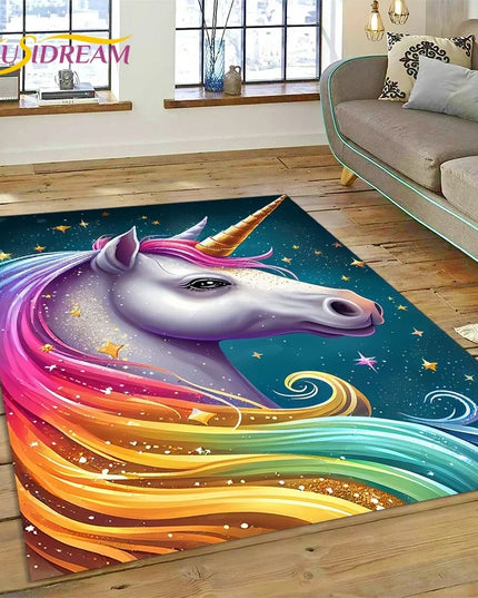 Dein Einhorn Sessel als 3D Traum-Teppich!
