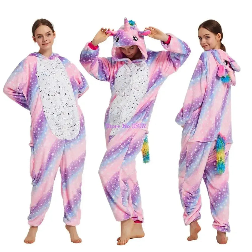 Dein kuscheliger Einhorn Onesie Panda-Style!