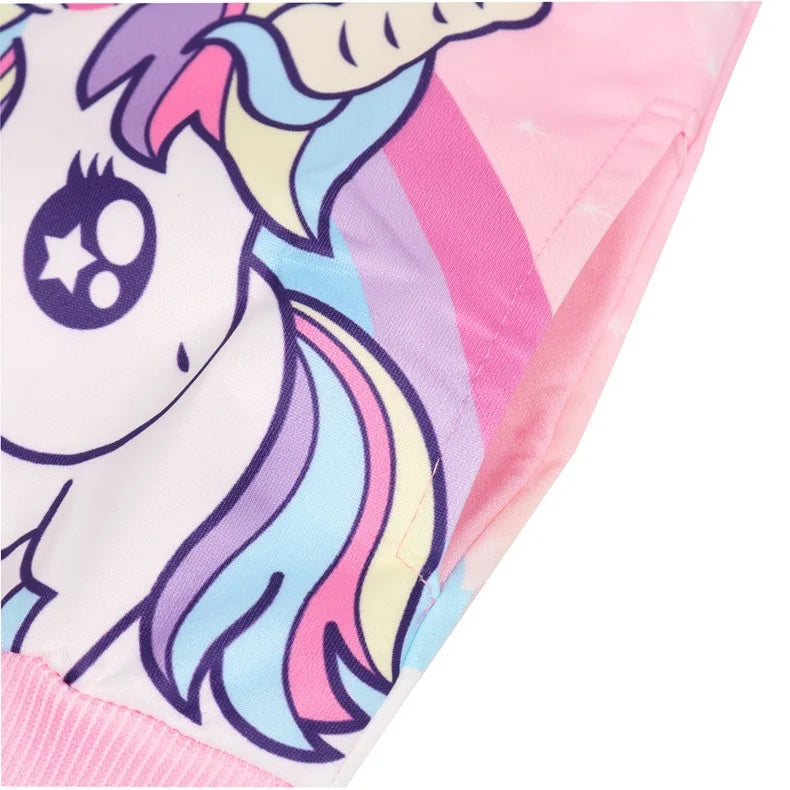 Deine zauberhafte Einhorn Jacke in Rosarot!