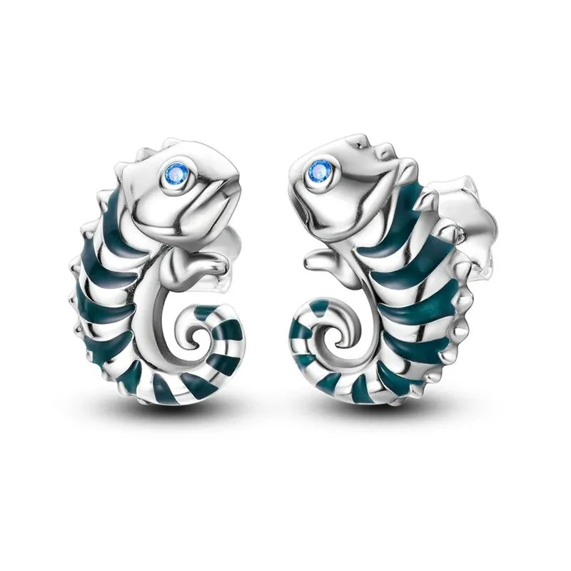 Süße Einhorn Ohrstecker aus 925 Silber