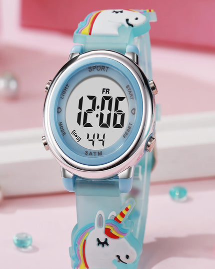 Deine magische Einhorn Uhr mit LED