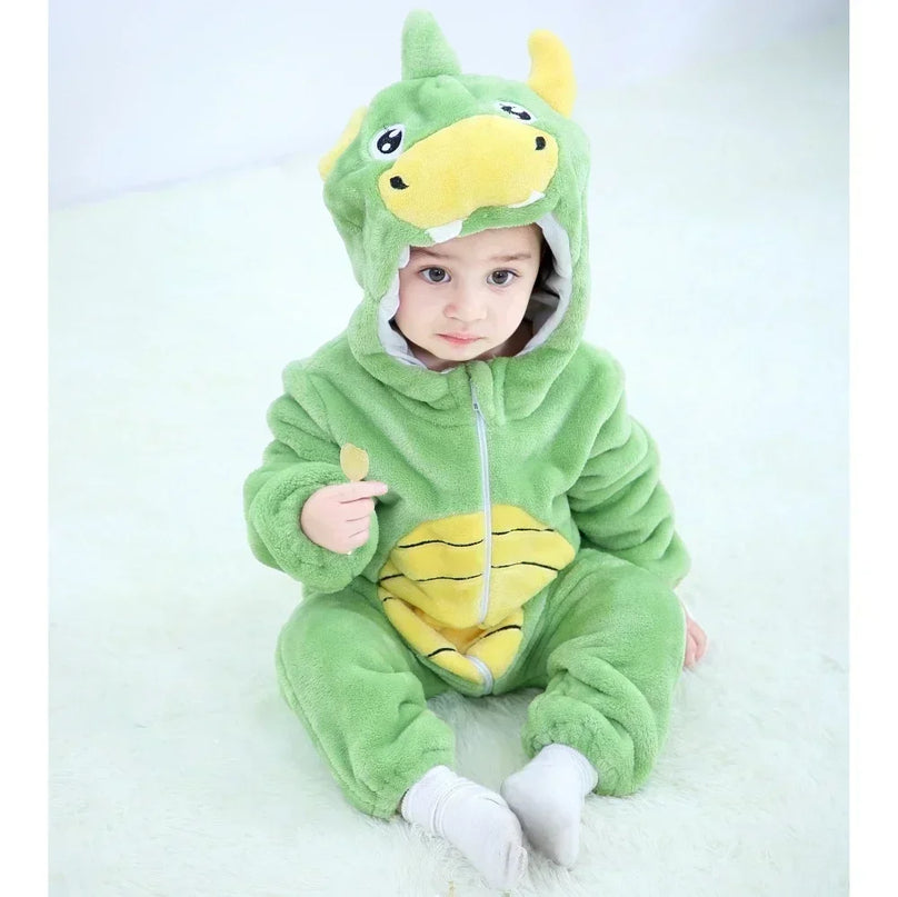 Kuscheliges Einhorn Kostuem für dein Baby!